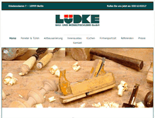 Tablet Screenshot of luedke.de